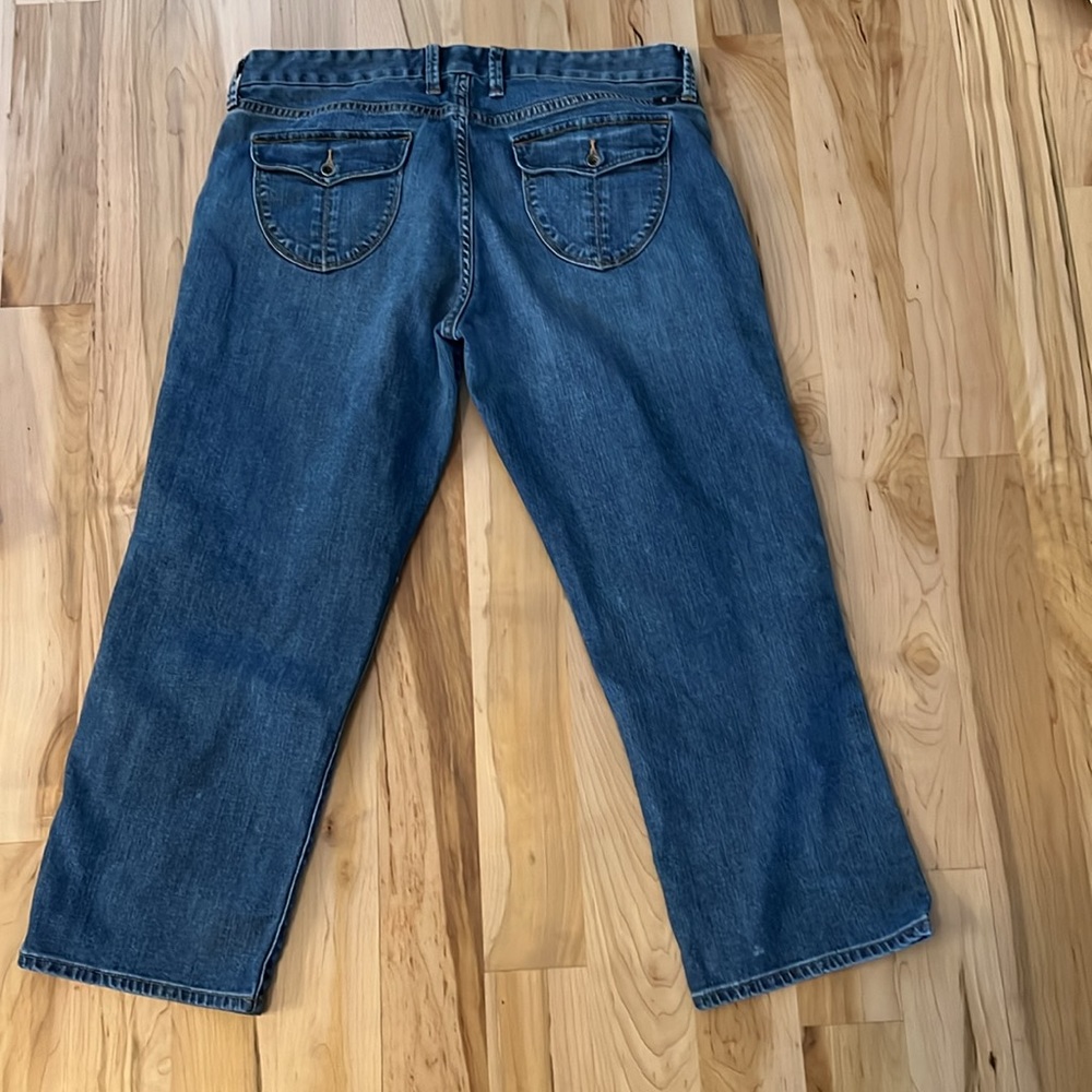 Lucky Brand Sweet Crop Jeans Size 14 / 32 - Picture 3 of 14